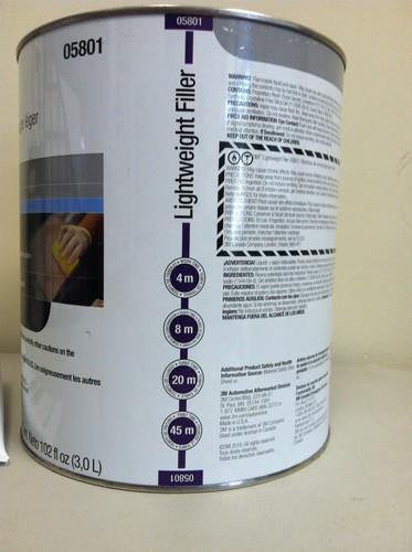 3M 05801 Lightweight Body Filler 1 Gallon, US $22.50, image 2