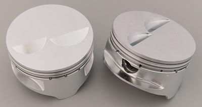 Ross pistons forged flat 4.375" bore 1/16" 1/16" 3/16" ring chrysler bb set of 8