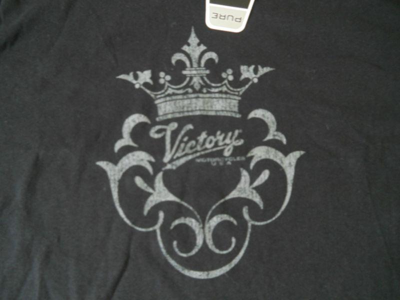 Ladies crown s/s shirt victory motorcycle