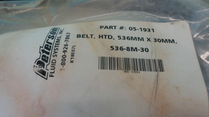 Peterson Fluid Systems Speed Control Belt HTD Belt 536mm x 30mm 05-1931 Racing , US $9.95, image 3