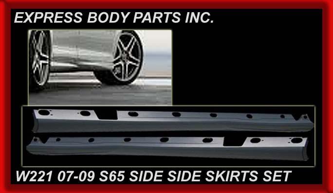 S550 side skirts s-class w221 07-13 s65 s63 amg style body kit panel left+right