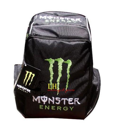 MONSTER ENERGY Back Pack Racing Helmet Bag Riding Lap Top Bag Moto Organizer , US $44.99, image 4