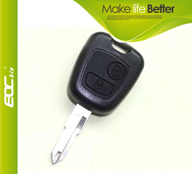 B0018 remote car shell for peugeot 206  high quality 2 button 1pcs