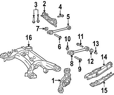 Chrysler 6508487aa genuine oem factory original link rod lock nut