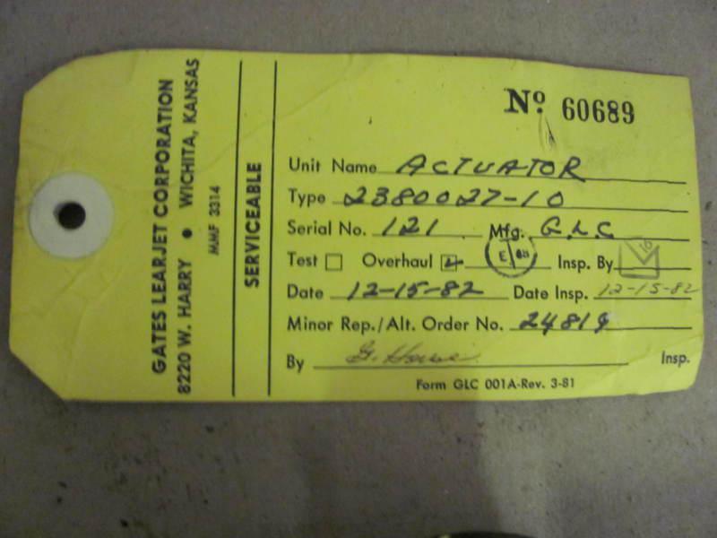 Learjet Aircraft Trim Actuators - Lot of 2, US $59.99, image 2