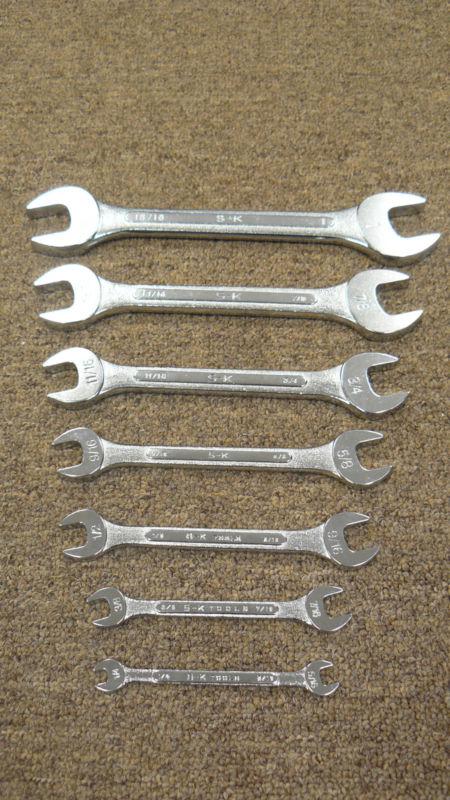 S-K 7 Piece Standard Open End Wrench Set, US $69.00, image 2