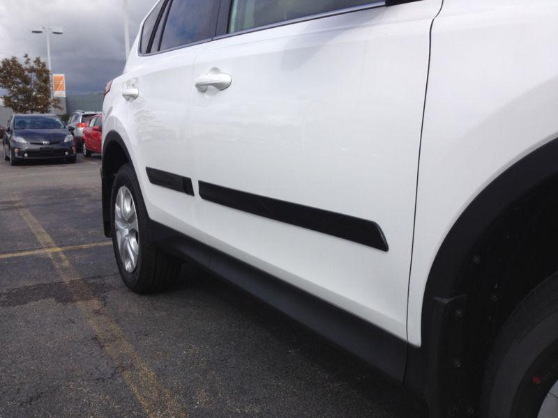 Find PAINTED 2014 Rav4 JSP® 598237TR 3" Wide Body Side Trim Moldings