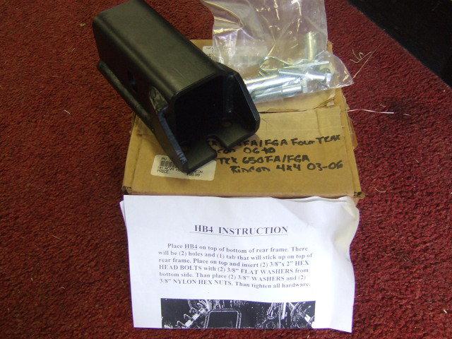 Honda trx680 rincon 2006-2013 hitch receiver new