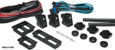 Electric-life switch rocker momentary power windows bmw-style 2-dr plastic black