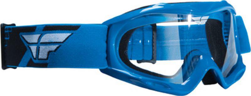 Fly racing focus youth mx offroad goggles blue