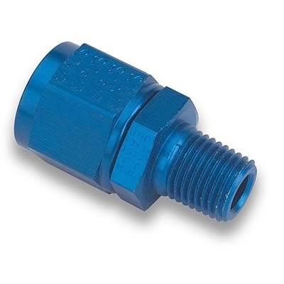Blue anodized straight 916162erl earl's performance an to npt adapter fittings -