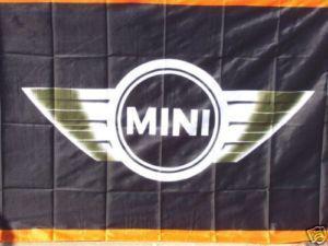 Mini cooper flag 3' x 5' emblem banner jx*