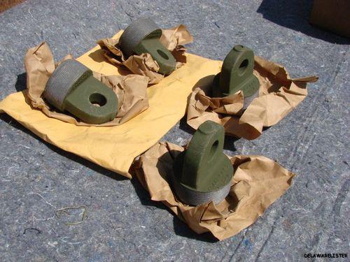 Military truck m151 a1 a2 lifting & tie down rings set of 4 (new) nos
