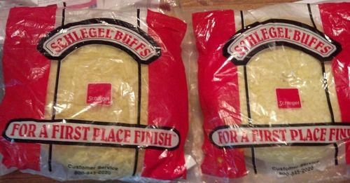 (2) two schlegel buff pad marine double sided