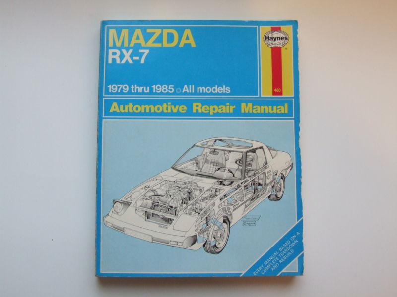 Haynes 1979-1985 mazda rx-7 repair manual