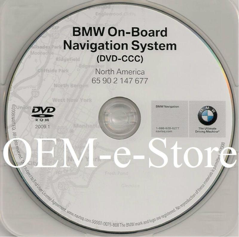 2009.1 update 2006 2007 2008 2009 bmw m5 m6 m coupe navigation dvd map us canada