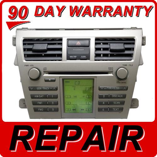 Repair service only toyota yaris am fm radio mp3 cd player oem 11814 11839