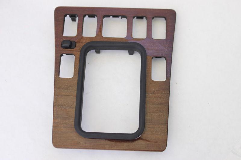 Mercedes-benz w201 zebrano wood shifter console trim genuine oem 190e 190d 82-93