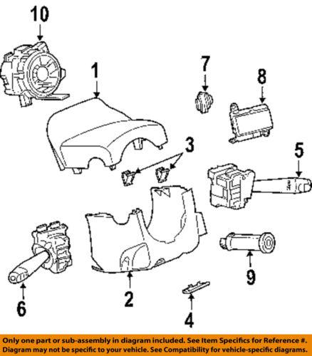 Gm oem 10392423 switch, ignition starter/ignition starter switch