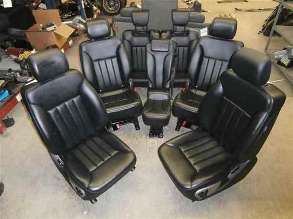 2008 mercedes r class black leather seats 3 rows oem