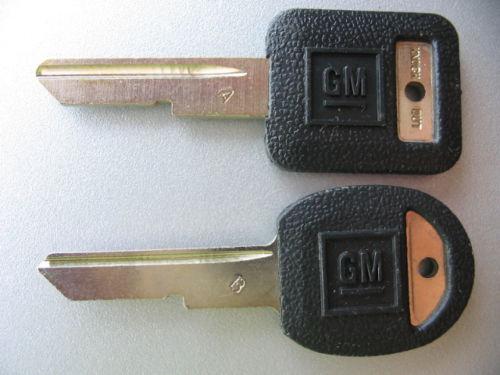 Gm 1983 1984 1985 1986 buick grand national black molded  key blanks