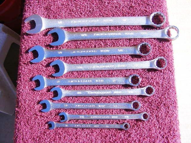 Matco *mint!* silver eagle combination wrench set! 