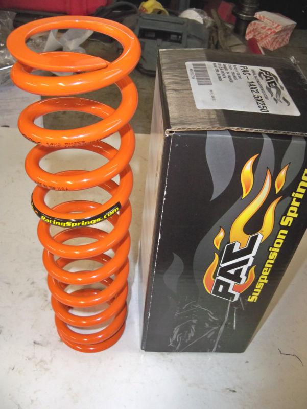 New pac coil over spring 12" x 2.5" high travel 525 to 675 lbs choice late model