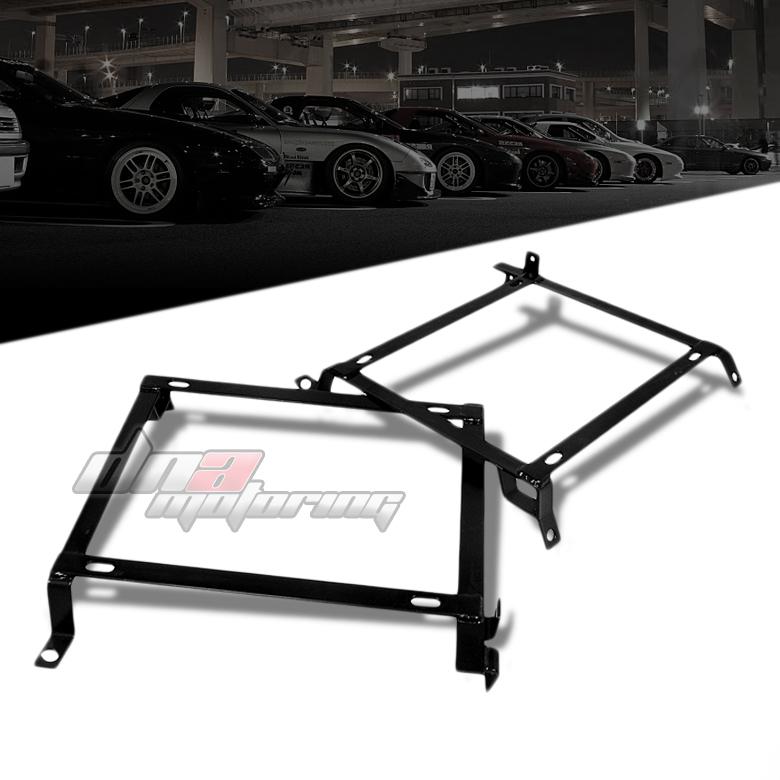 Civic eg/eh/ej /db dc x2 tensile mild steel racing seats mounting brackets rail
