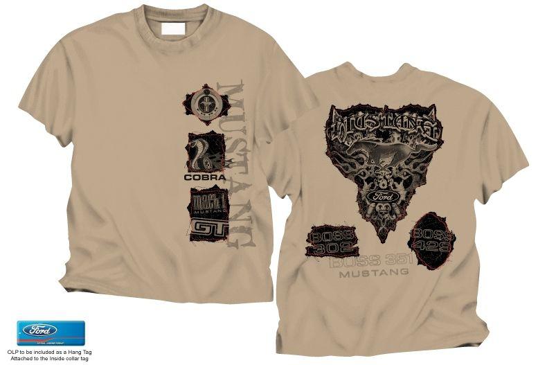 New ford mustang boss 302 351 429 mach cobra size l xl or xxl tee shirt!