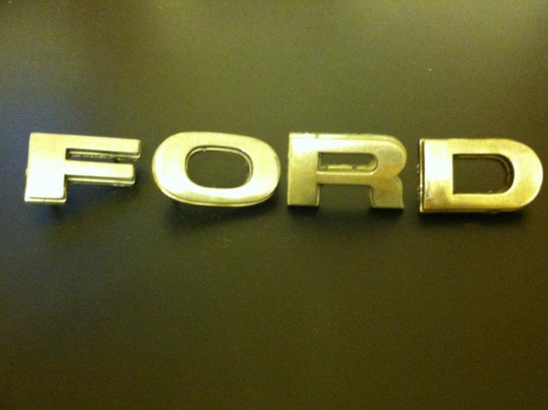 1973 74 75 76 77 78 ford f100 f250 letter set emblem oem vintage truck