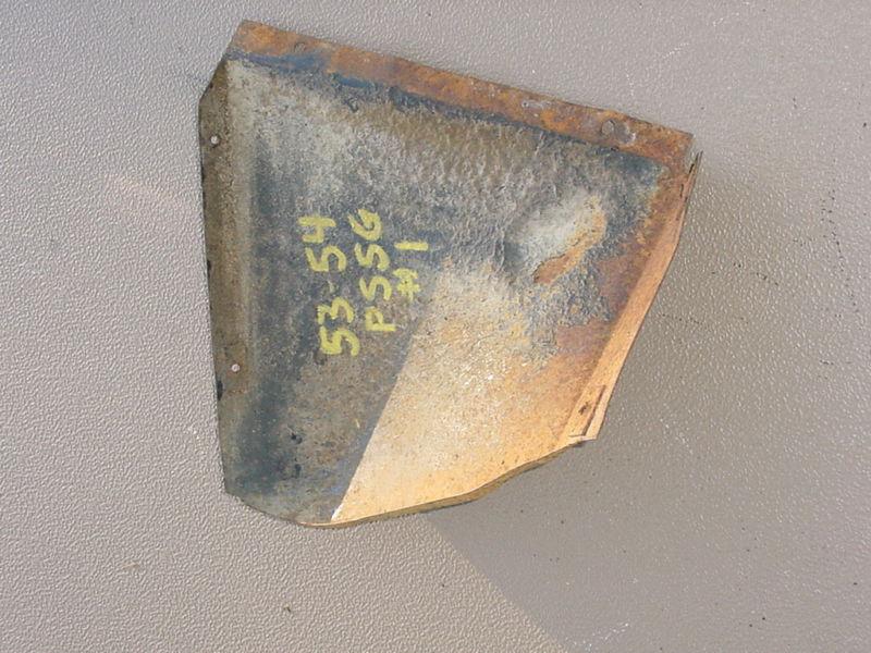 1953 1954 CHEVROLET 53 CHEVY 54 RIGHT PSSG FENDER ANGLE TIRE SPLASHPAN PANEL OEM, US $25.00, image 7