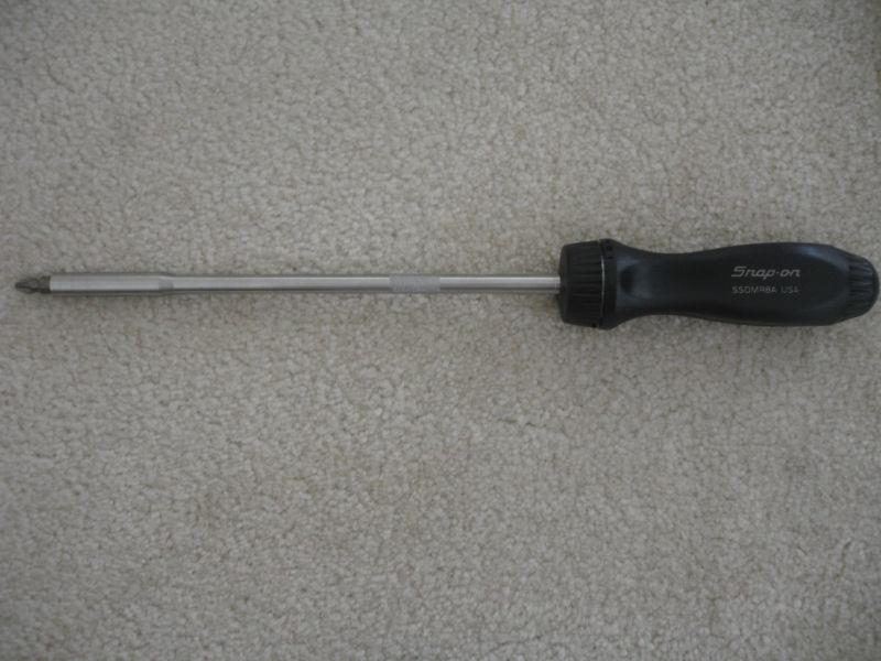 Snap-on long black ratcheting magnetic screwdriver (ssdmr8a)