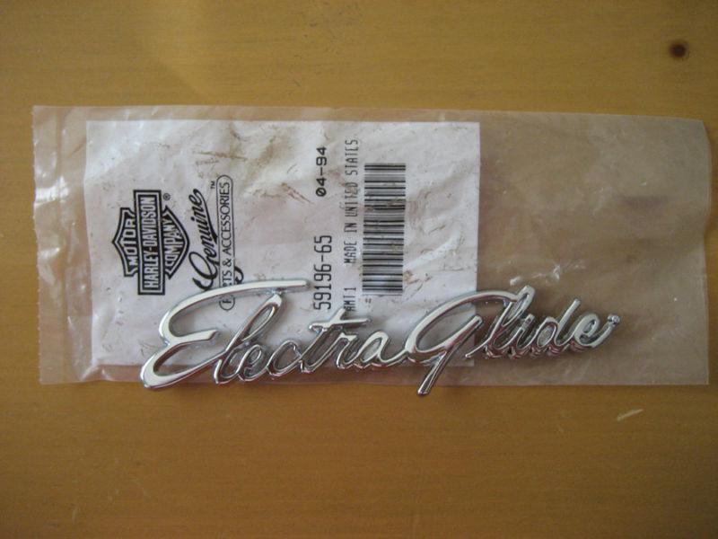 Harley davidson electra glide emblem 59196-65