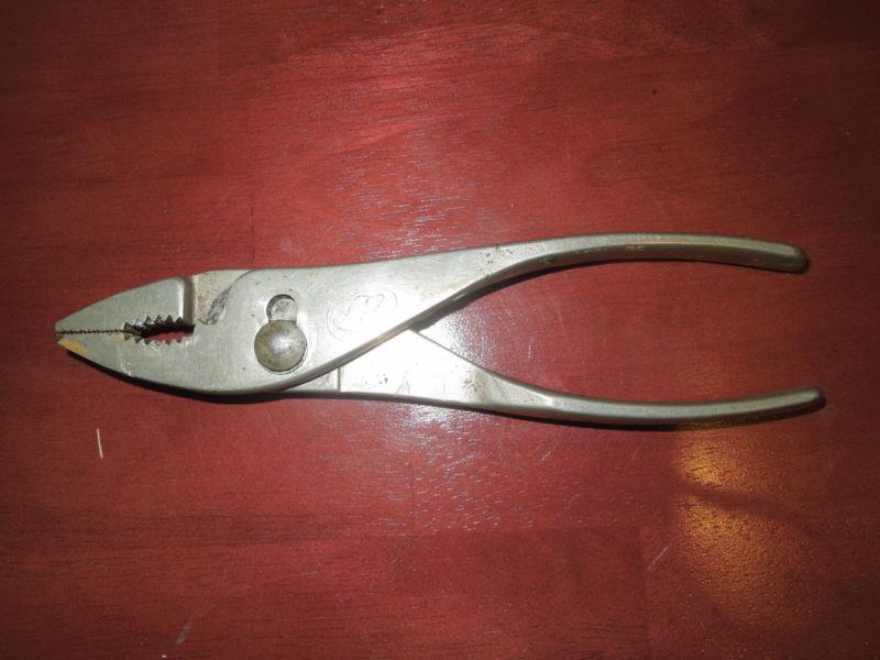Vintage Snap on # 47, Vacuum Grip, Slip Joint Plier 7 1/2
