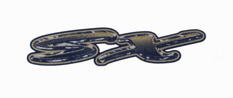 Glastron sx decal genuine blue gold graphic boat decal