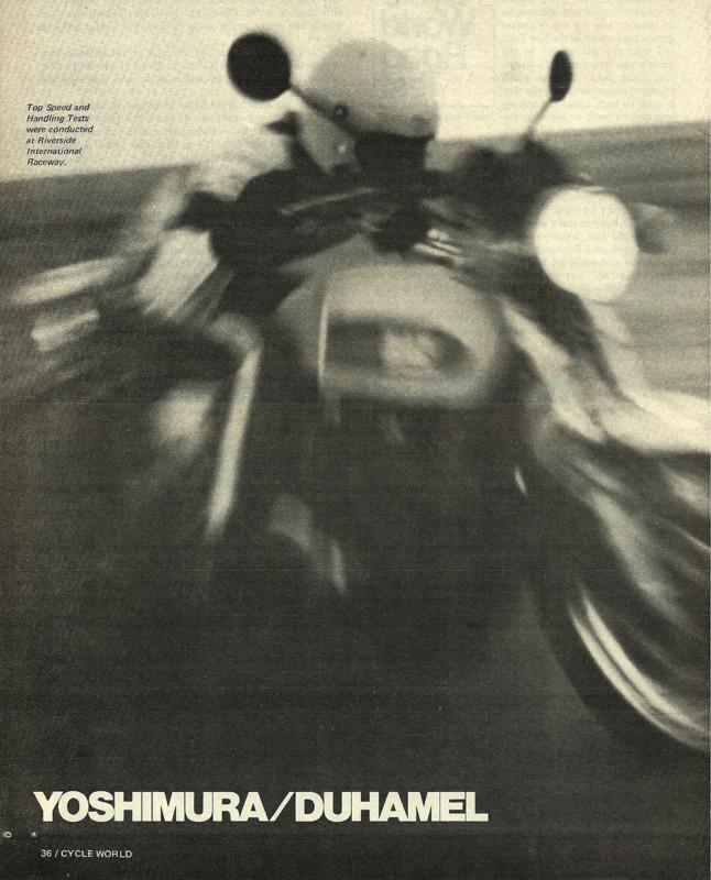 1974 kawasaki z1 yoshimura duhamel motorcycle road test with dyno specs 6 pages