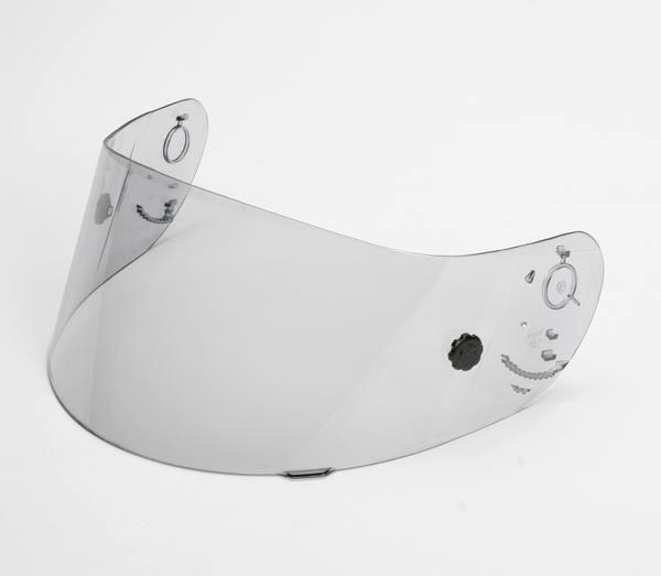 Agv anti-fog helmet race shield w/ tear off posts ti-tech q3 s-4 light smoke