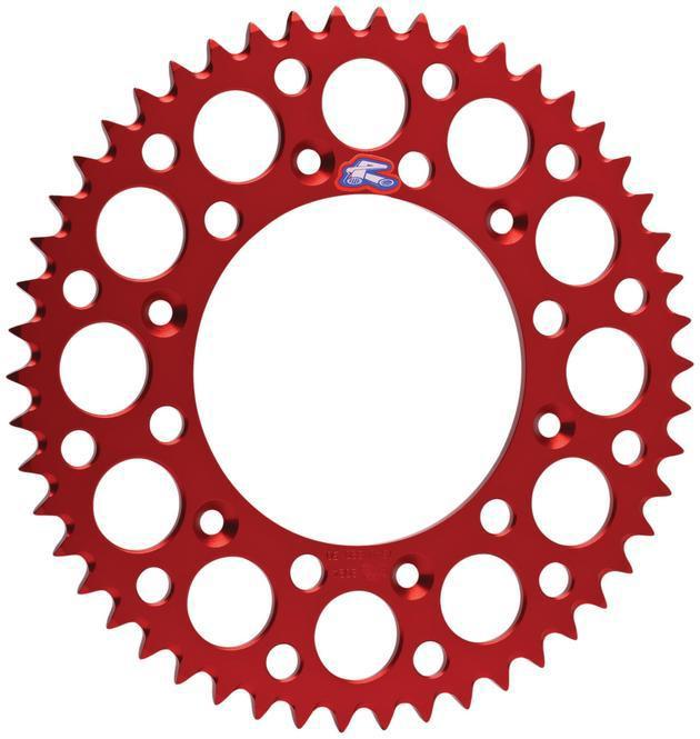 Renthal sprocket rear 56t 420 ultralight alu red fits honda crf150r expert 2007