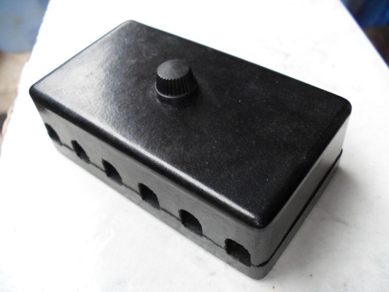 VW NOS 6 FUSE BOX (BLACK) OVAL BUG ZWITTER OVALI COX, US $70.00, image 2