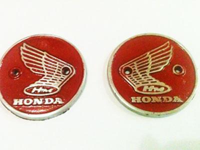Tank badges emblem red honda cz100 cb100 c110 ca110 50 c114 c115 emblems
