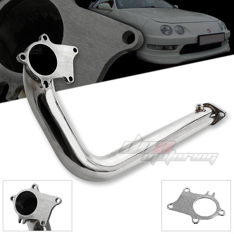 2.5"t3/t4 honda b/d series d15 d16 b18 5 bolt turbo stainless downpipe exhaust