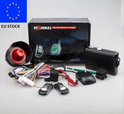 Car alarm antitheft system door lock engine block shock sensor 12v