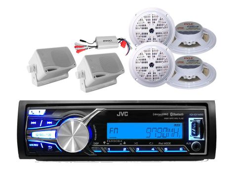 New marine am/fm usb bluetooth iphone control radio player 6 speakers + 800w amp