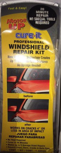 Motor-up, cure-it windshield repair kit window windshield cracks on any vehicle