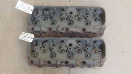 346236 matched date pair bbc oval port 402 454 cylinder heads