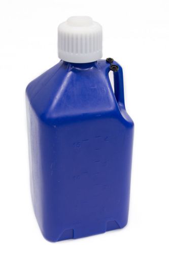 Scribner plastic dark blue plastic square 5 gal utility jug p/n 2000db