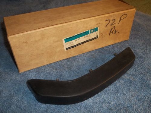 Nos 1972 chevrolet caprice impala rear bumper guard rub pad
