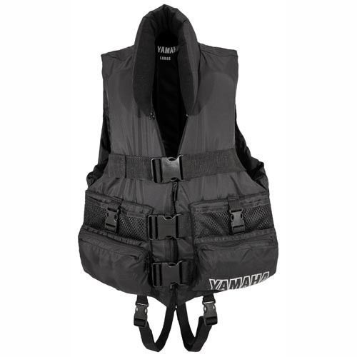 Yamaha skeeter boating/fishing/angler life vest/jacket pfd red/black s,l,2x,3x,4