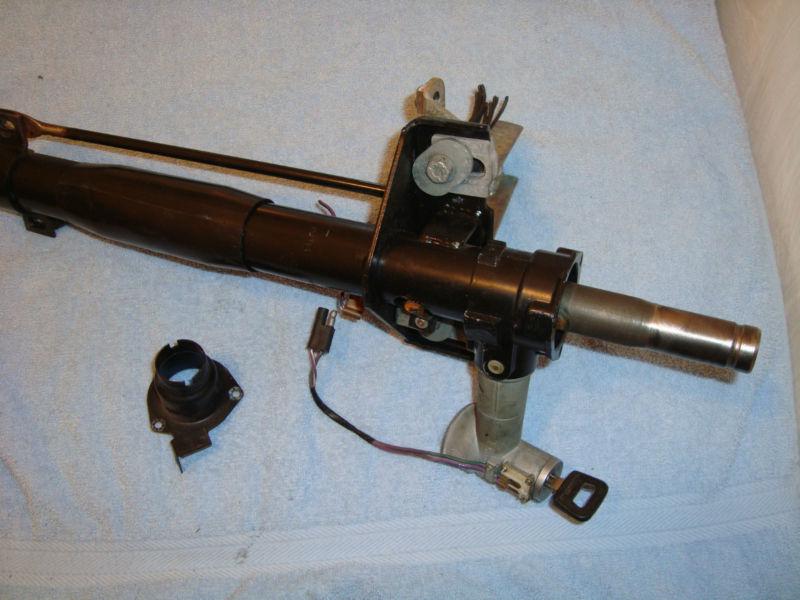 1986-90 jaguar xjs-he v12 ignition/ steering column/key 