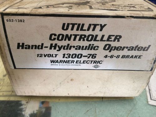 Warner electric utility brake controller 1300-76 4 6 8 brake